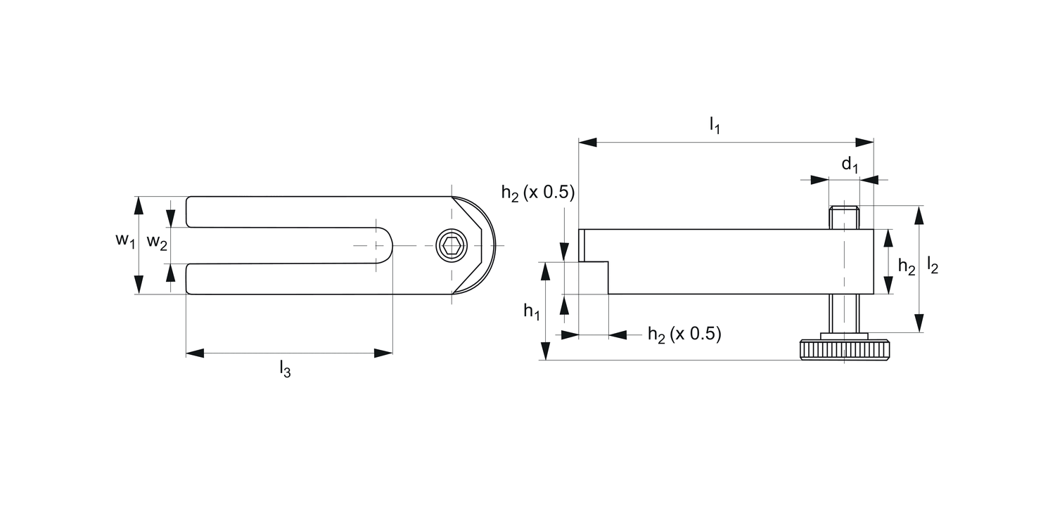 10240 Slotted Stepped Clamp