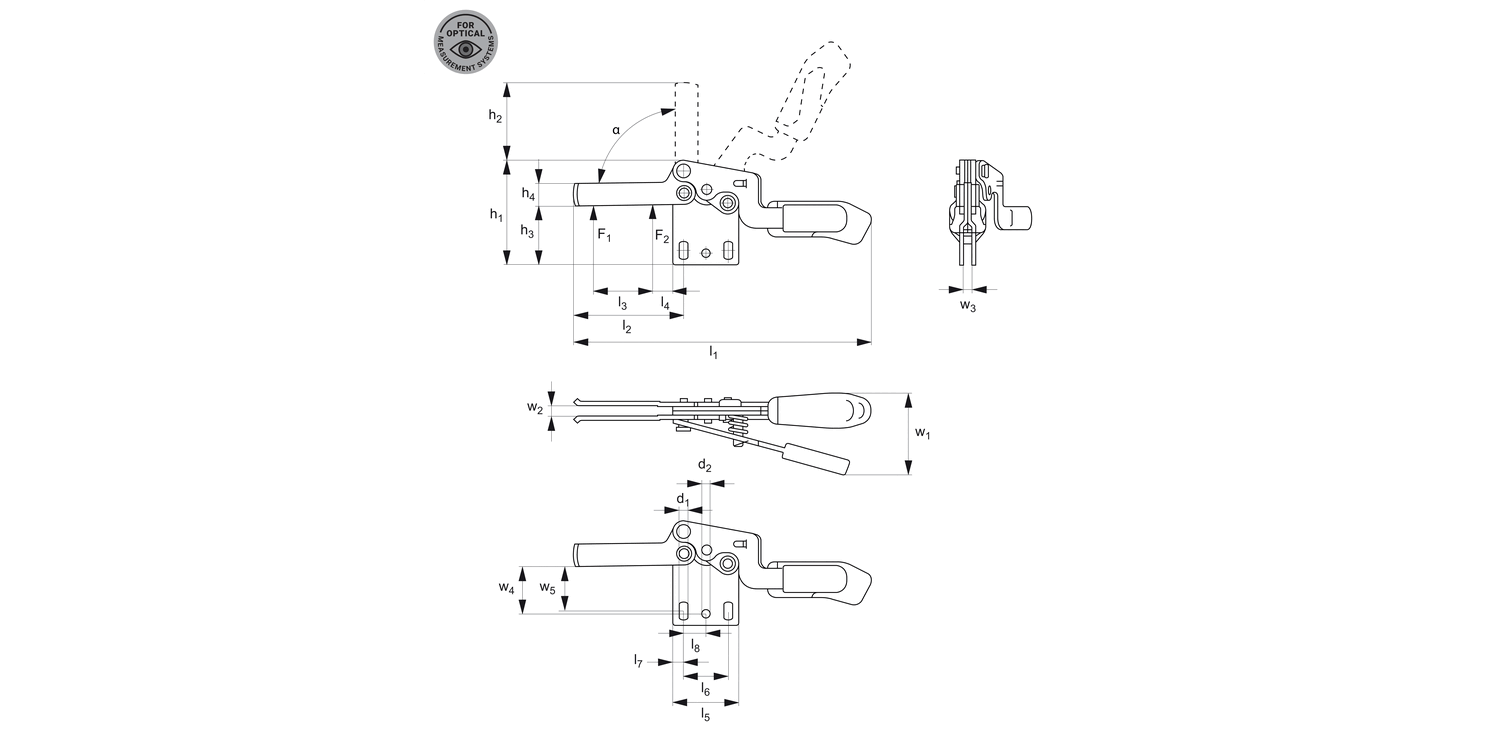 41064.1 Horizontal Acting Toggle Clamps